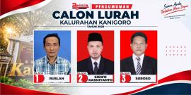PENGUMUMAN CALON LURAH KANIGORO TAHUN 2026